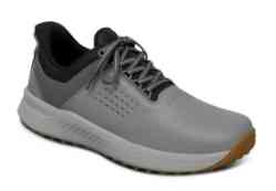 Orthofeet Shoes Birdie 28001 Men's Hand's Free Step In Golf Athletic Shoe: Gray