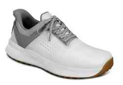 Orthofeet Shoes Birdie 28002 Men's Hand's Free Step In Golf Athletic Shoe: White