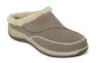 Orthofeet Shoes Charlotte S735 Women's Comfort Slipper: Taupe