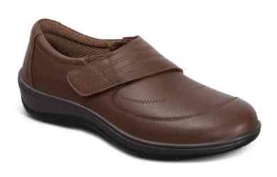 Orthofeet Shoes Emily 72031 Womens Casual Comfort Shoe: Brown