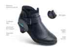 Orthofeet Shoes Emma 241 Women's Casual 4" Boot