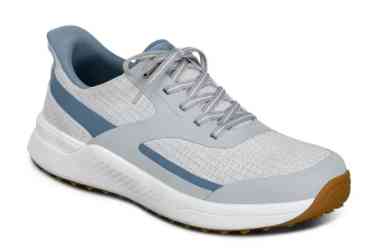 Orthofeet Shoes Fairway 28003 Mens Hands Free Step In Golf Athletic Shoe: Blue/White/Gray