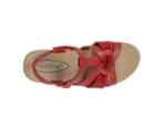 Orthofeet Shoes Hope 62036 Women's Wedge Comfort Sandal: Red