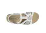 Orthofeet Shoes Hope 62039 Women's Wedge Comfort Sandal: White