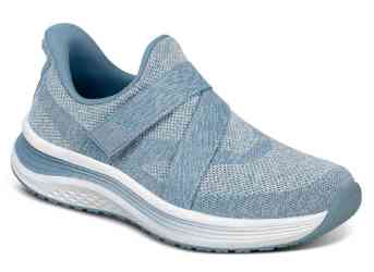 Orthofeet Shoes Naya 80051 Womens Hands Free Step In Athletic Shoe - Blue