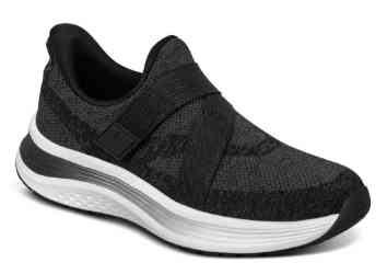 Orthofeet Shoes Naya 80053 Womens Hands Free Step In Athletic Shoe - Black