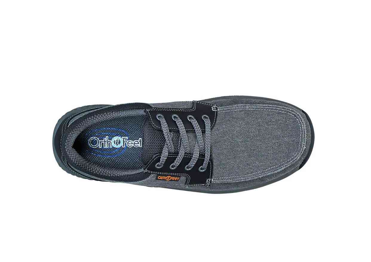 Orthofeet Shoes Porto 425 - Men's Comfort Orthopedic Casual Shoe