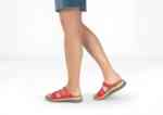 Orthofeet Shoes Sahara 923 Women's Comfort Sandal: Red