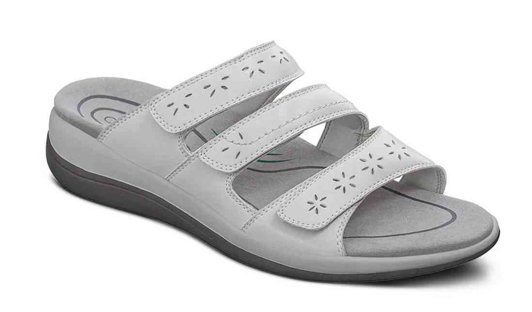 Orthofeet Shoes Sahara 924 Womens Comfort Sandal: Bone
