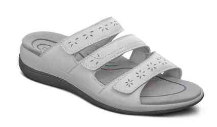Orthofeet Shoes Sahara 924 Womens Comfort Sandal: Bone