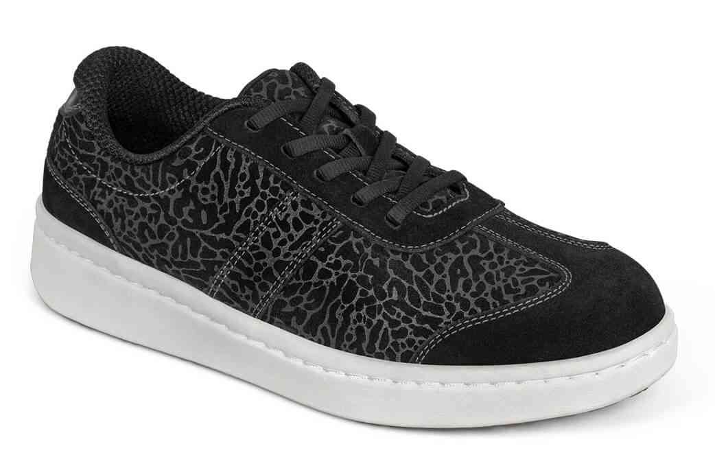 Orthofeet Shoes Stroll 71101 Womens Athletic Shoe: Black