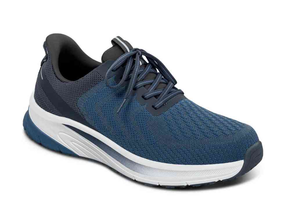 Orthofeet Tilos Hands-Free Stretch Knit Sneaker Men\'s Shoes Size 12D Men main image 4