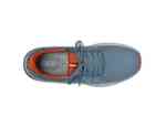 Orthofeet Shoes Tilos 20024 Men's Hand's Free Step In Athletic Shoe: Blue/Orange