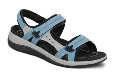 Orthofeet Shoes Venice 925 Womens Comfort Sandal: Blue