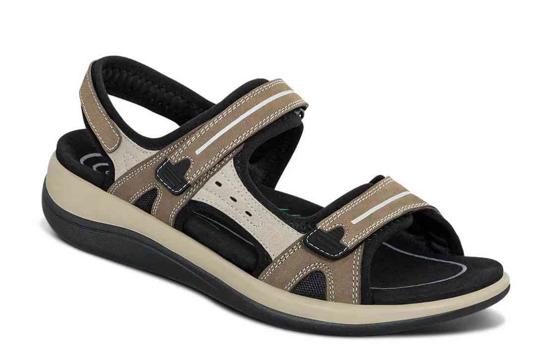 Orthofeet Shoes Venice 926 Womens Comfort Sandal: Brown