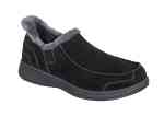 Orthofeet Shoes Vito 20101 Mens Hands Free Slip on Slipper Shoe: Black