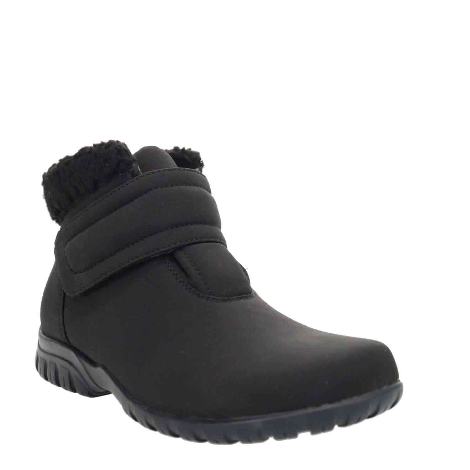 Propet Dani Strap WBA003N Womens 4" Casual & Hiking Boot: Black