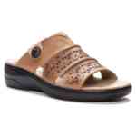 Propet Gertie WSO041L Women's Casual Slip on Sandal: Beige