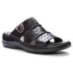 Propet Gertie WSO041L Women's Casual Slip on Sandal: Black