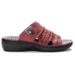 Propet Gertie WSO041L Women's Casual Slip on Sandal: Burgundy
