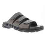 Propet Hatcher MSO031L Men's Sandal: Dark Grey