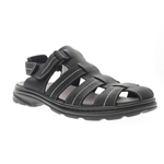 Propet Hatcher MSO043L Mens Sandal: Black