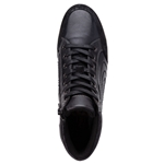 Propet Kenton MCA005L Men's Comfort, Diabetic, Athletic Shoe - Black - Black