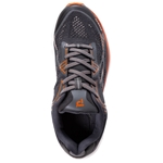 Propet One LT MAA022M Men's Athletic Shoe: Dark Grey/Burnt Orange