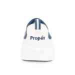 Propet Stability WAS004L Women's Slip on Casual Shoe: White/Navy