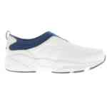Propet Stability WAS004L Women's Slip on Casual Shoe: White/Navy