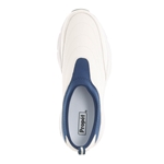 Propet Stability WAS004L Women's Slip on Casual Shoe: White/Navy