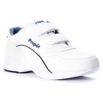 Propet W3902 Tour Walker Strap Women's Athletic Shoe - White/Blue
