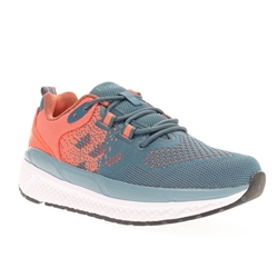Propet Ultra WAA282M Women's Athletic Shoe: Teal/Coral