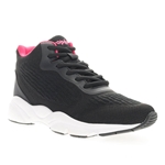Propet WAA016M Stability Strive Zip-Up Womens Comfort, Athletic Shoe: Black/Pink