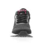 Propet WAA016M Stability Strive Zip-Up Women's Comfort, Athletic Shoe: Black/Pink