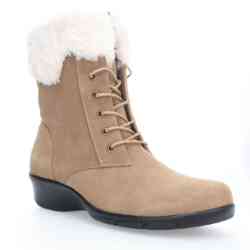 Propet Winslow WFX016S Womens Casual, Comfort, Orthopedic 7" Boot: Latte