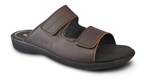 Revere - Durban - Oiled/Black - Men's Sandal