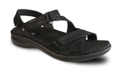 Revere - Zanzibar - Black/Lizard - Womens Sandal