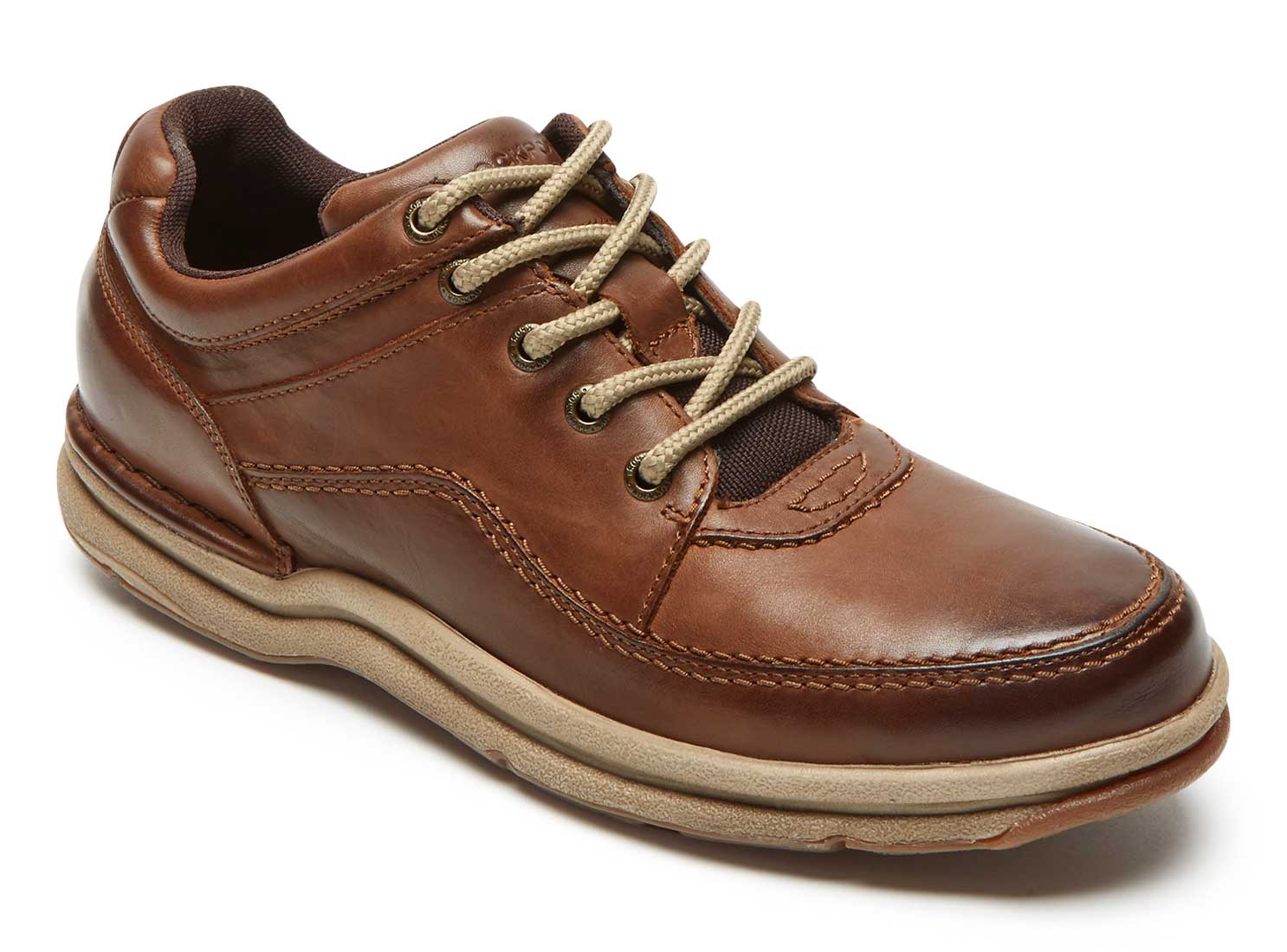 Rockport World Tour CH3940 Men's Brown Leather - Casual Shoe - Extra ...