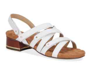 Ros Hommerson Breeze 75077 - Womens Comfort Slip-on Sandal: White