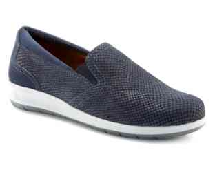 Ros Hommerson Orleans 75118 - Womens Casual Comfort Slip on Shoe: Navy