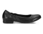 Ros Hommerson Tess 75125 - Women's Comfort Dress Slip on Flat Shoe: Black Leather