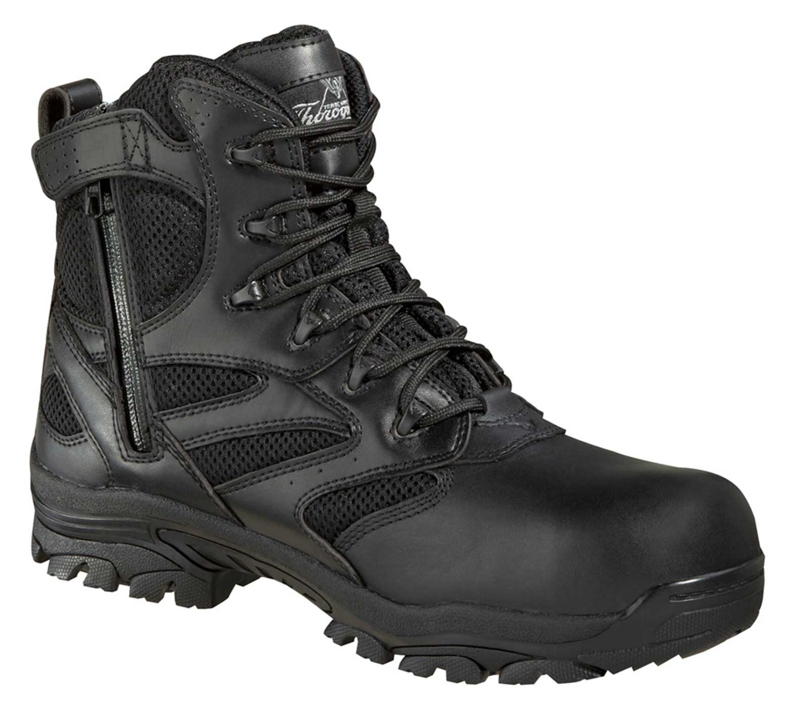 work boots with zipper