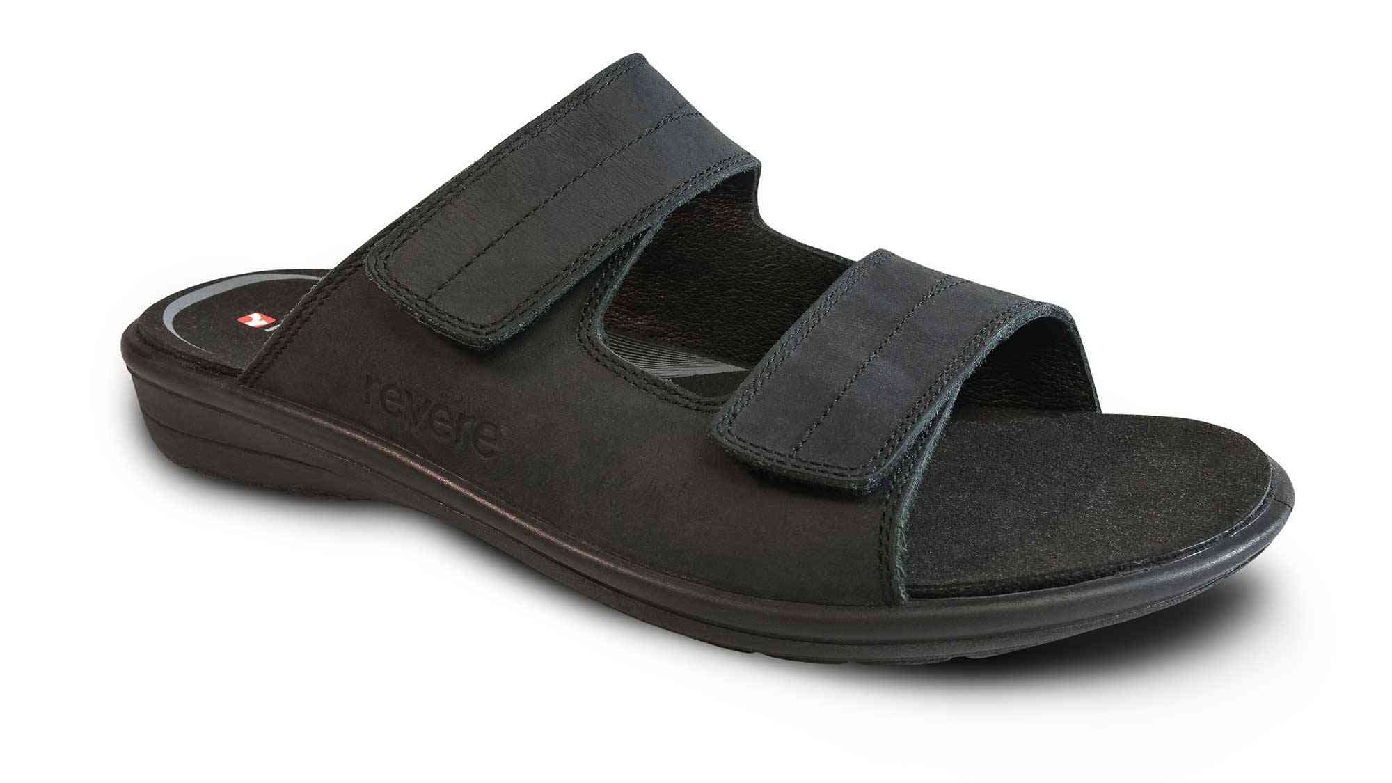 Revere - Durban - Oiled/Black - Mens Sandal