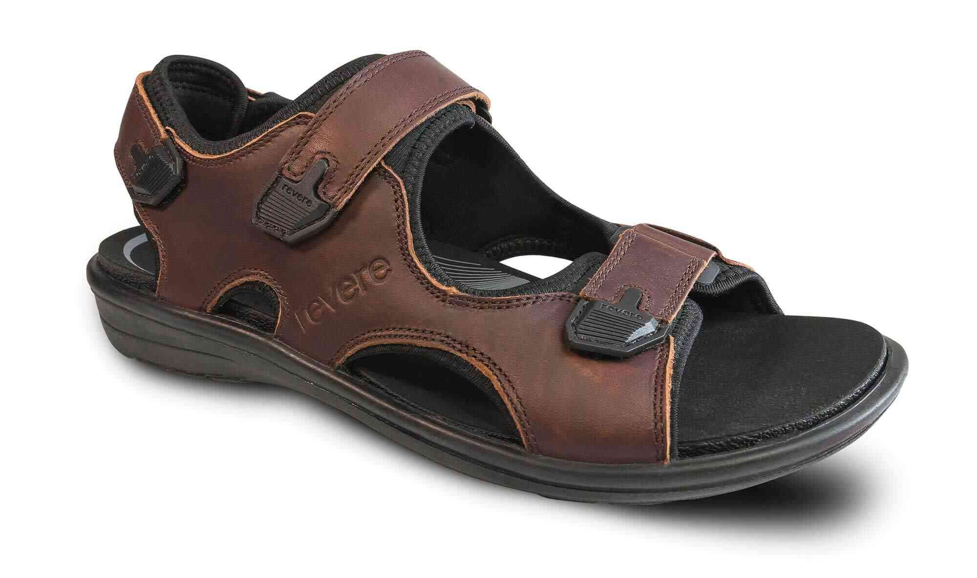 Revere Montana II Mens Sandal - Whiskey