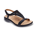 Revere Santa Fe Womens Adjustable Sandals - Black