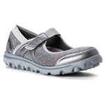 Propet Onalee WAA003J Womens Casual Shoe - Grey/Silver