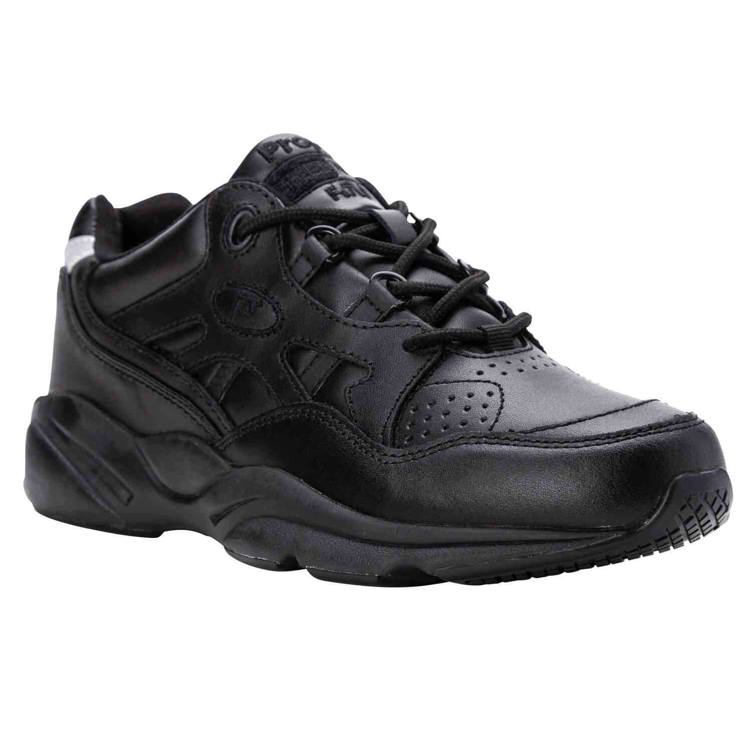Propet Stana WAS012L Womens Comfort, Diabetic Athletic - Black