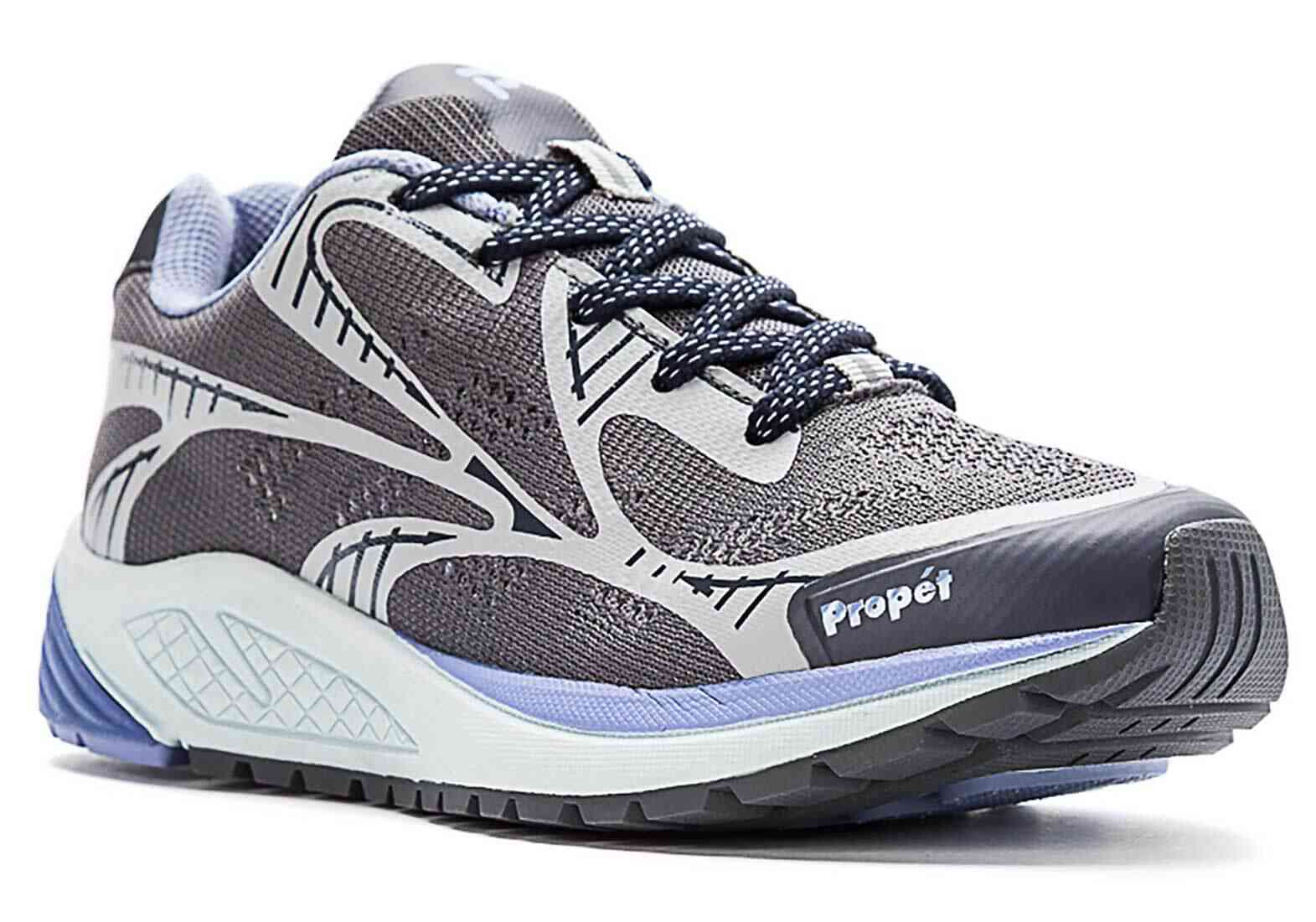 Propet One LT WAA022M Womens Athletic Shoe - Lavender/Grey