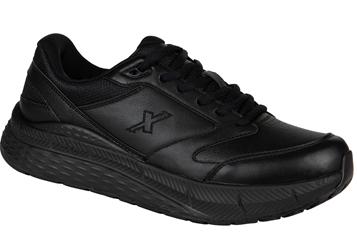Xelero Steadfast X58300 Athletic Shoe : Black Leather
